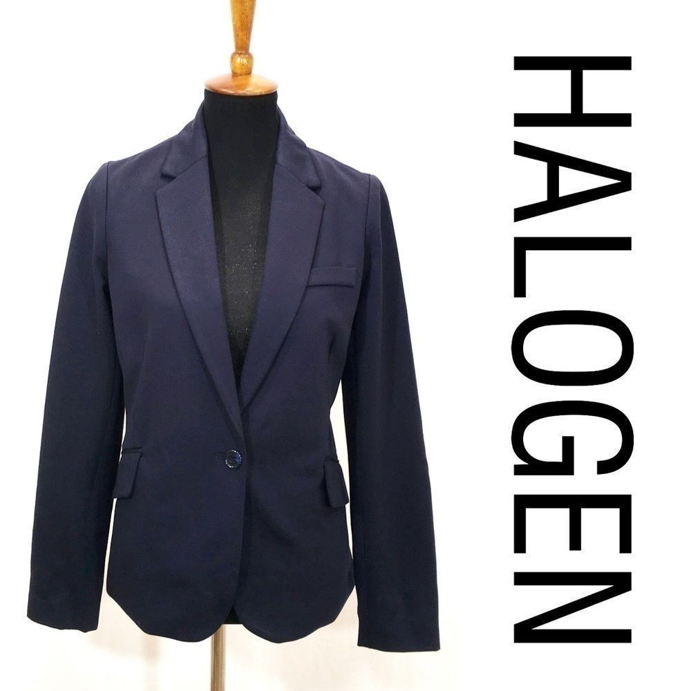 Halogen Navy Peacoat 